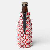 赤い楕円の文字列 ボトルクーラー (ボトル裏面)