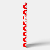 赤い楕円の文字列 Case-Mate iPhoneケース (裏面 / 右)