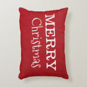 「赤い楽しいクリスマス」クッション アクセントクッション (正面(垂直))