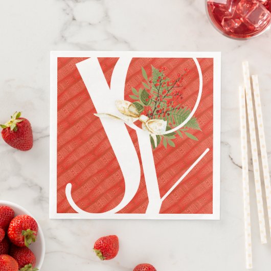 赤い模様のクリスマス 喜び (インサイチュ)