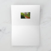 赤い橋のカ空白のード カード (内部)