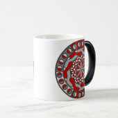 赤い機械のマグ モーフィングマグカップ (正面右)