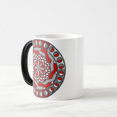 赤い機械のマグ モーフィングマグカップ (正面左)