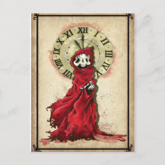 赤い死のマスク、エドガー・アラン・ポー ポストカード