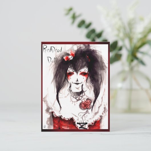 赤い死人 ポストカード (スタンド正面)
