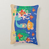 赤い毛の人魚 アクセントクッション (裏面(縦))