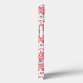 赤い民族象の模様 Case-Mate iPhoneケース (裏面 / 右)