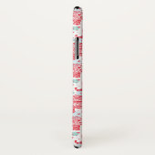 赤い民族象パターン Case-Mate iPhoneケース (裏面/右)