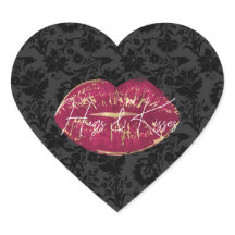 赤い気のあるそぶりをした唇キスブラックフローラ