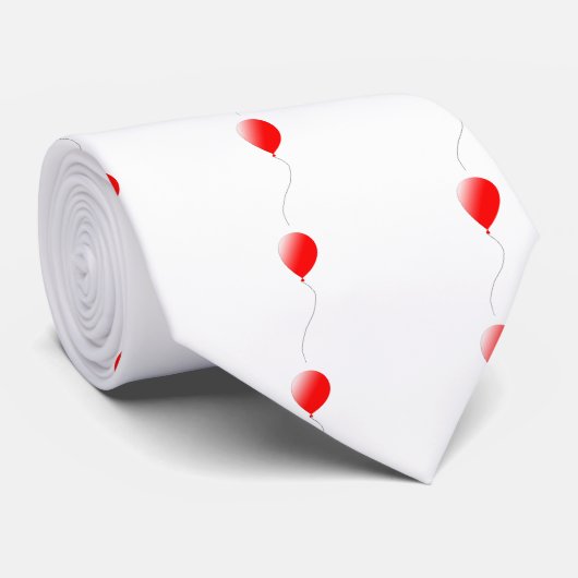 赤い気球 ネクタイ (ロール)