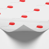 赤い気球 ラッピングペーパー (角)