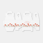 赤い水の色のケシ結婚スは、ありがとう フェイバーボックス (折り畳みなし)