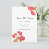 赤い水の色ゲラニウム2日付を保存 セーブザデート (スタンド正面)