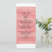 赤い水の色結婚のメニュー メニュー (スタンド正面)