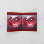 赤い水泡の絵文字 招待状 (内部)