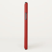 赤い水玉モノグラム Case-Mate iPhoneケース (裏面/右)