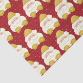 赤い水玉模様で金ゴールドを覗く 薄葉紙 (詳細)