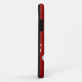 赤い水玉模様のiPhoneケース Case-Mate iPhoneケース (裏面/右)