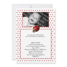 赤い水玉模様のLadybugフレームベビー発表