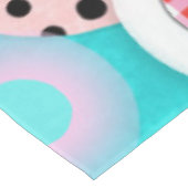 赤い水玉模様テーブルクロス テーブルクロス (アングル)