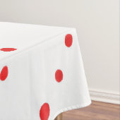 赤い水玉模様テーブルクロス テーブルクロス (インサイチュ)
