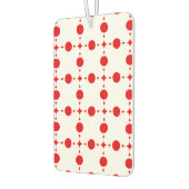 赤い水玉模様、水玉模様パターン、ドット点々のある、 カーエアーフレッシュナー (左)