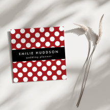 赤い水玉模様、水玉模様パターン、ドット点々のある、