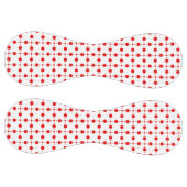 赤い水玉模様、水玉模様パターン、ドット点々のある、 ソフトボール (パネル)