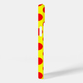 赤い水玉模様 Case-Mate iPhoneケース (裏面 / 右)