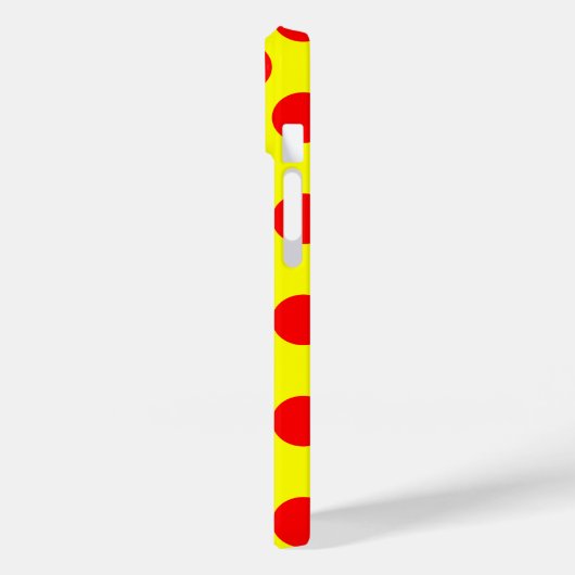 赤い水玉模様 Case-Mate iPhoneケース (裏面 / 左)