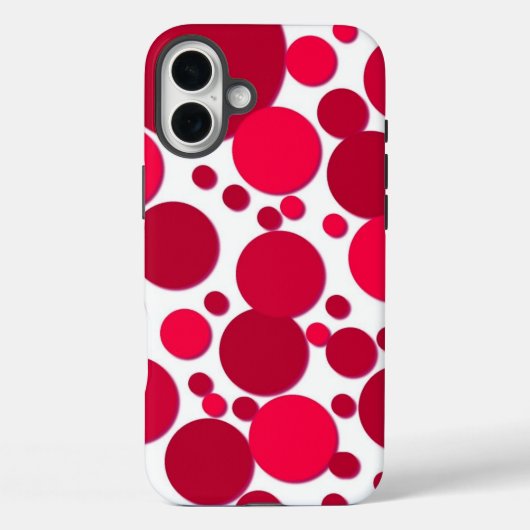 赤い水玉  Case-Mate iPhoneケース (裏面)