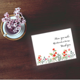 赤い水色の母の日 シーズンポストカード