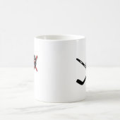 赤い氷のマグ コーヒーマグカップ (中央)