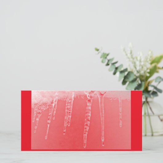 赤い氷柱 (スタンド正面)