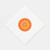 赤い法輪（仏教美術） スタンダードランチョンナプキン (角)