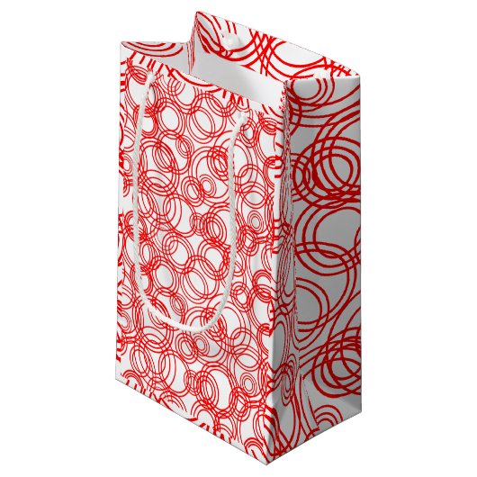 赤い泡 スモールペーパーバッグ (正面アングル)