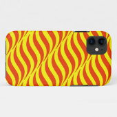 赤い波と黄色い空 Case-Mate iPhoneケース (裏面(横))