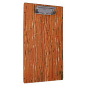 赤い波ストライプ形のモダン日本の抽象芸術 クリップボード (右)