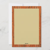 赤い波ストライプ形のモダン日本の抽象芸術 シーズンカード (裏面)