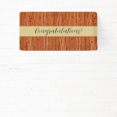 赤い波ストライプ形のモダン日本の抽象芸術 横断幕 (インサイチュ)