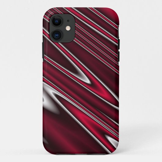 赤い波線 Case-Mate iPhoneケース (裏面)