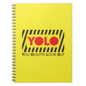 赤い注意を用いるYOLO ノートブック (正面)