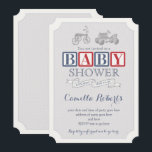 赤い海軍青 Vintage おもちゃの保育園 男の子 赤ちゃんのシャワー 招待状<br><div class="desc">クラシックなスタイルの男の子の赤ちゃんシャワーまたはベイビースプリンクラーの招待状。ヴィンテージのおもちゃ（ペダルカーとスクーター）がネイビーブルー/深紅のカラースキーム</div>