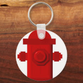 赤い消火栓の品目 キーホルダー (正面)