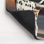 赤い消火栓を販売するダルメーションホテル マウスパッド (コーナー)