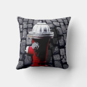 赤い消火栓ニューヨークシティ クッション (裏面)