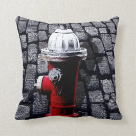 赤い消火栓ニューヨークシティ クッション