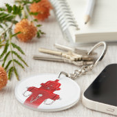 赤い消火栓 キーホルダー (正面右)