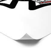 赤い消防車の救助 ポスター (角)