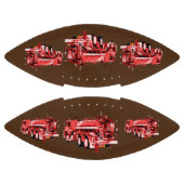赤い消防車の油絵を描、 アメリカンフットボール (パネル)